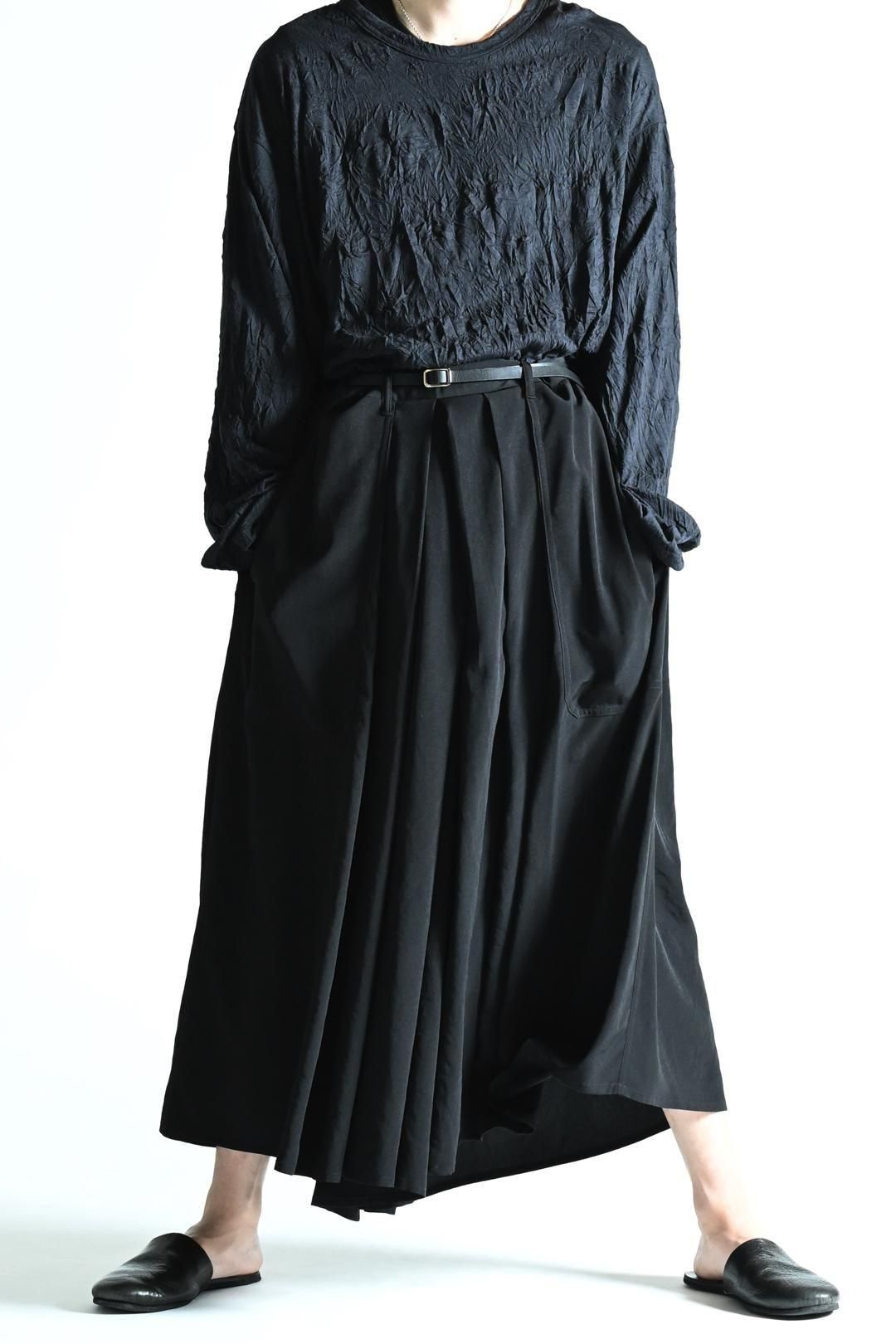 Yohji Yamamoto POUR HOMME トリアセテートタキシードクロス袴パンツ