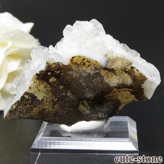 球体イエローフローライトの原石 インド産 25g（鉱物標本） - cute stone -