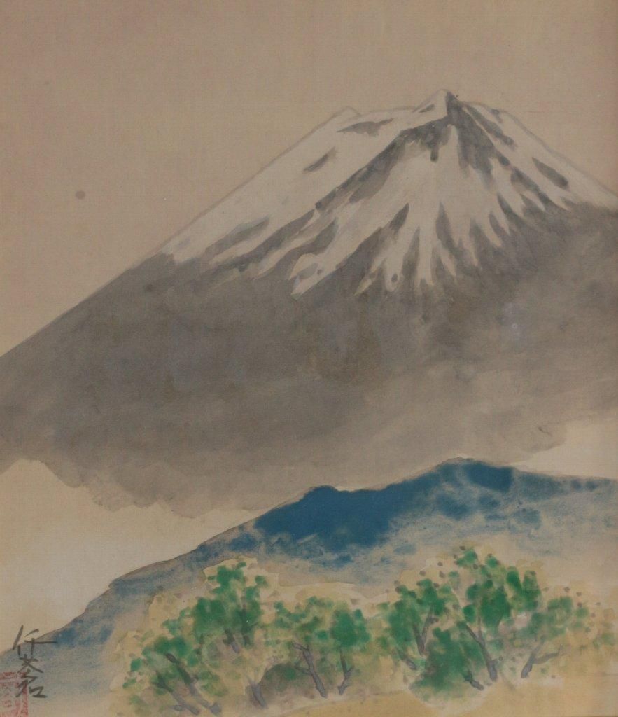 色紙額 帰山仟蒼 「富士」 商品番号202- 絵のある暮らし・絵になる