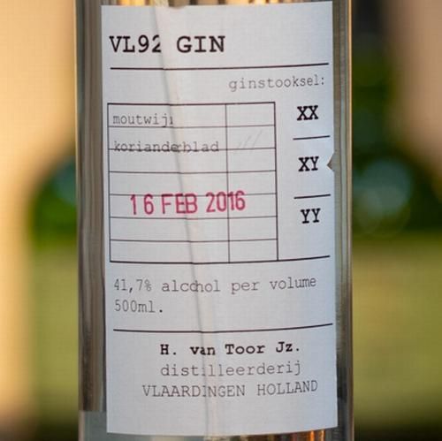 VL92 GIN オランダジン スピリッツ/ブランデー/リキュール/量り売り