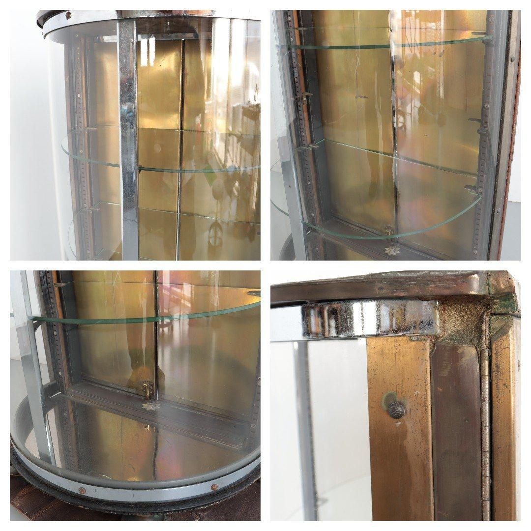 アンティーク ガラスショーケース アメリカ -通販-ローズボール