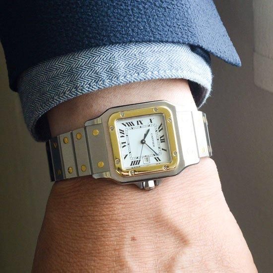 カルティエ Cartier｜サントスカレLM｜自動巻き・1980年代製