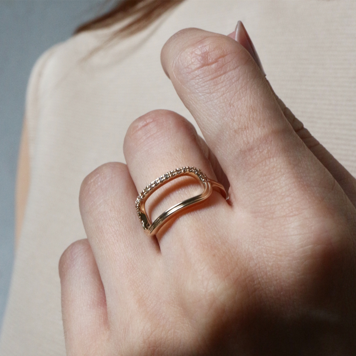Hirotaka（ヒロタカ) Beluga Diamond Ring | ダイヤモンド リング