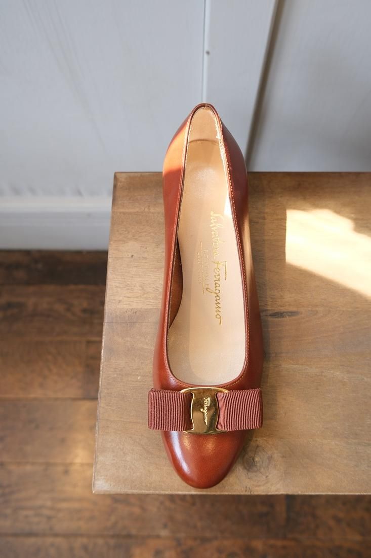 S.Ferragamo VARA | ブラウン ヴァラパンプス サイズ6