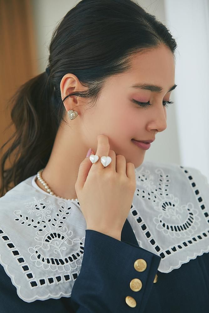 再入荷】ハートツインリング - seventen