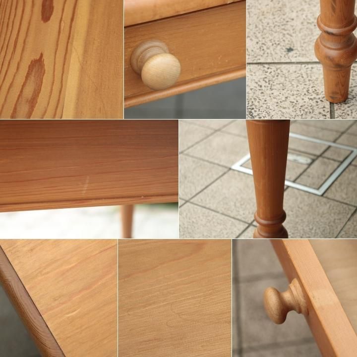 THE PENNY WISE(ペニーワイズ)よりパイン無垢材の引き出し付ダイニング