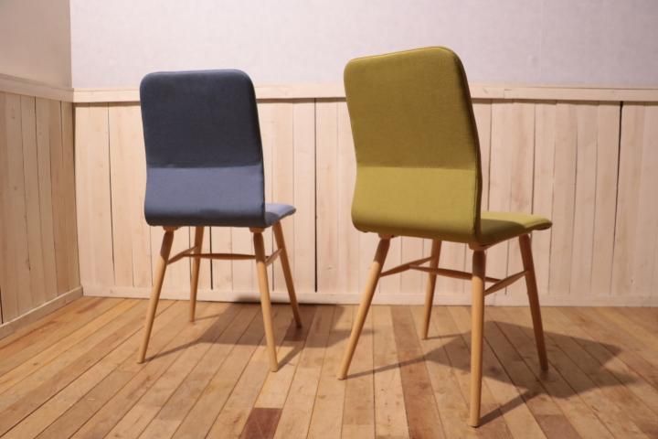 値下げ/unico(ウニコ)のKOTONA(コトナ)ファブリックチェアー2脚セット