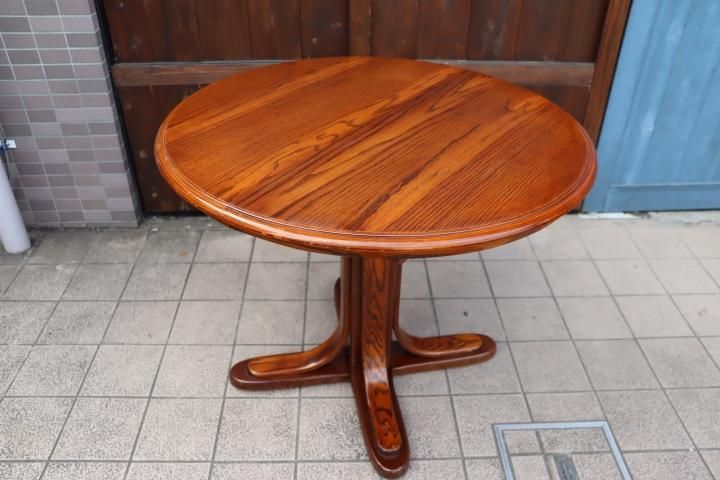 三越ブルージュ(Brugge)の英国カントリースタイル オーク材 伸長式