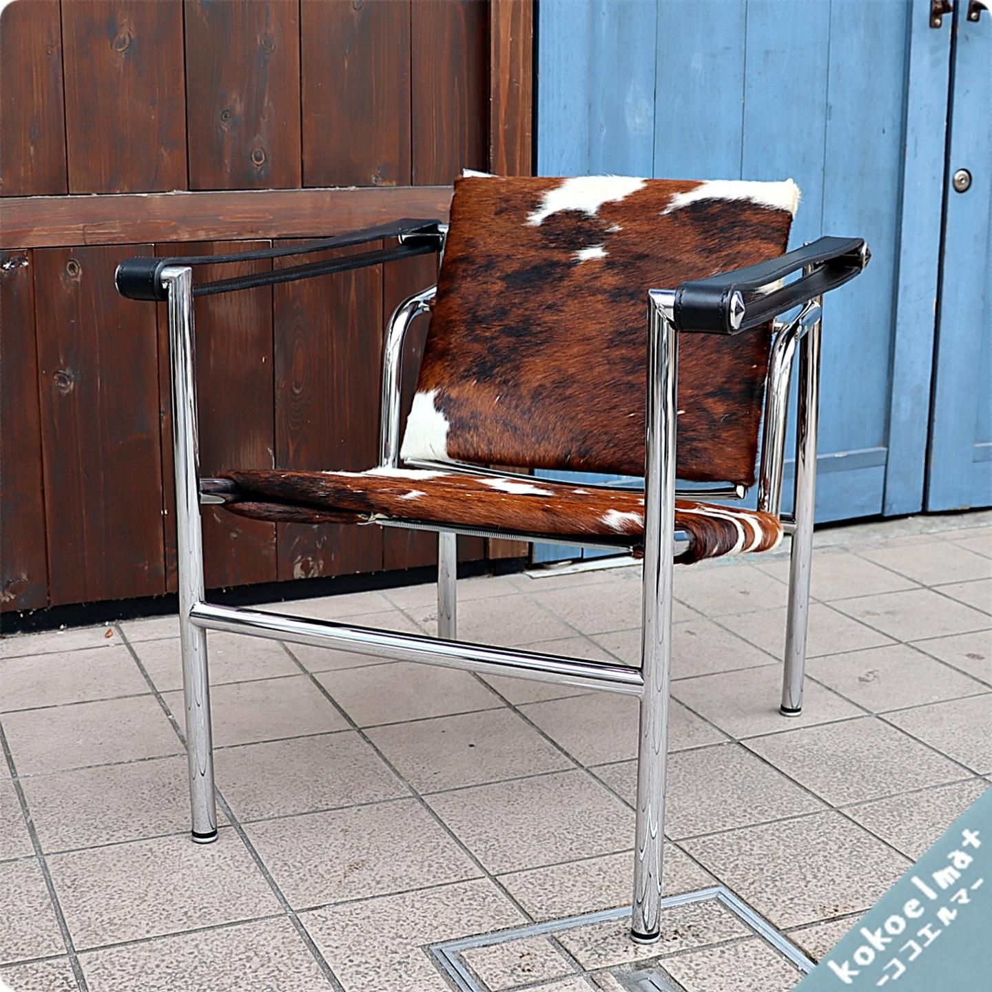 ル・コルビュジエ◇LC1◇ハラコ◇スリングチェア◇モダン◇バスキュ