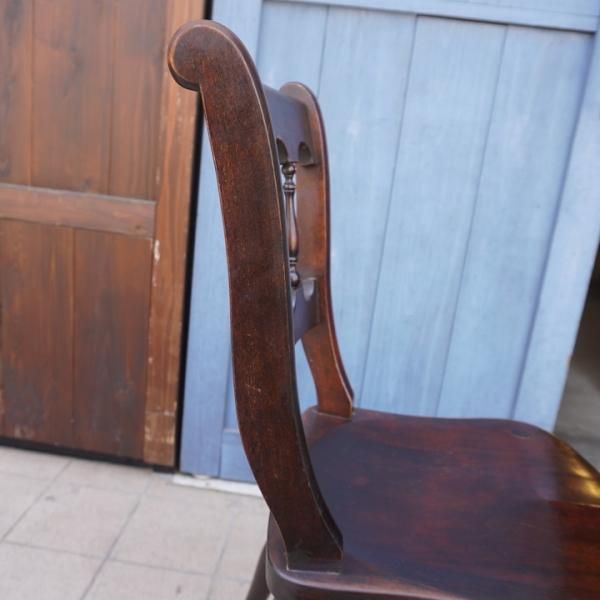 松本民芸家具のクラシックなダイニングチェアー【＃49A型 ワイコム