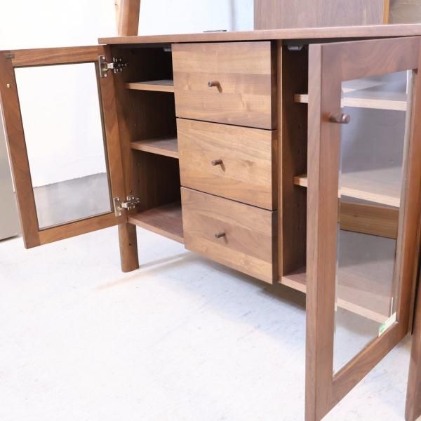 マルヨシ民芸家具のDEEP(ディープ) ウォールナット材 シェルフ