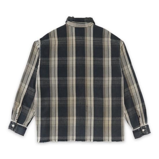 SAINT MXXXXXX(セントマイケル) 商品ページ - FRANNEL SHIRT CHECK / BLACK