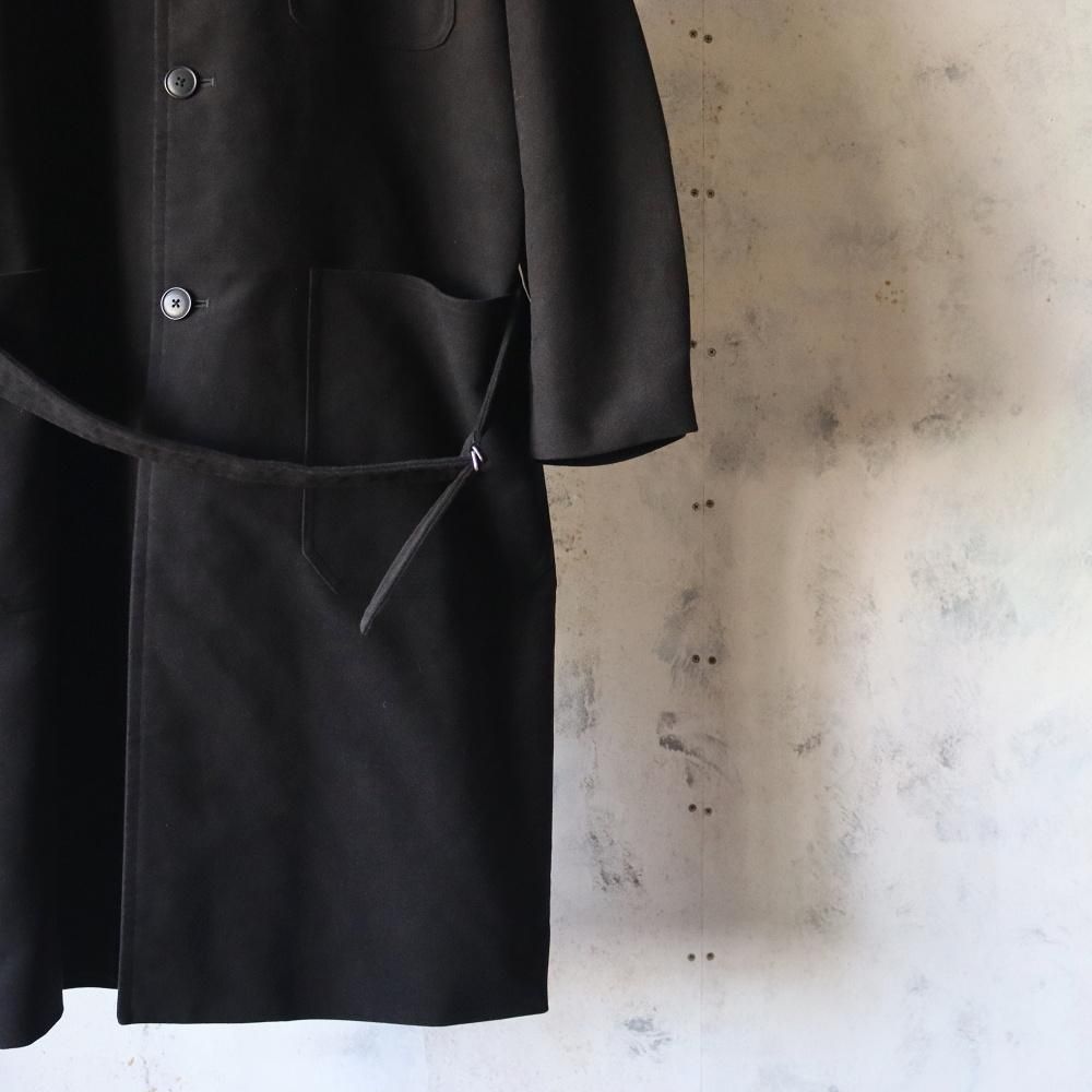 COMOLI モールスキン ミリタリーコート(Black) - DIMPLE