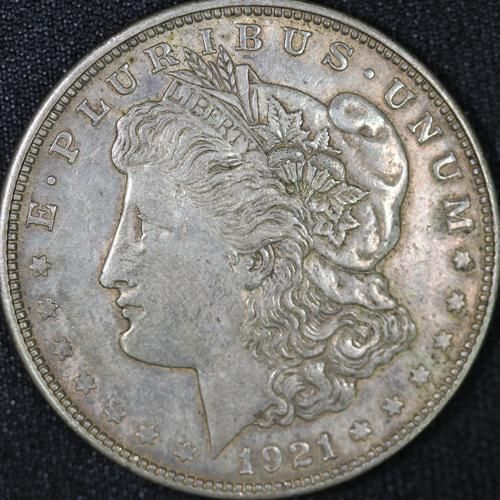 アメリカ United States of America モルガンダラー 1ドル銀貨 1921年