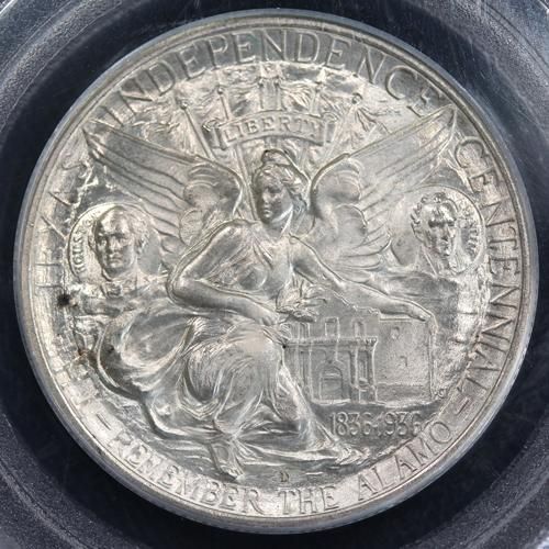 アメリカ United States of America テキサス州独立100年記念 ハーフ