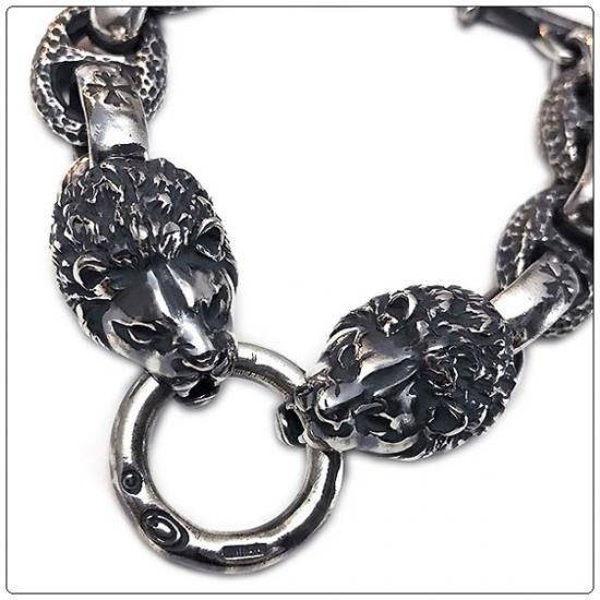 GABORATORY (ガボラトリー/ガボール) ブレスレット 2ライオン ヘッズ