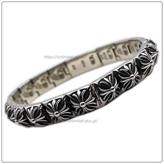 クロムハーツ（Chrome Hearts）ブレスレット ピラミッド プラス リンク