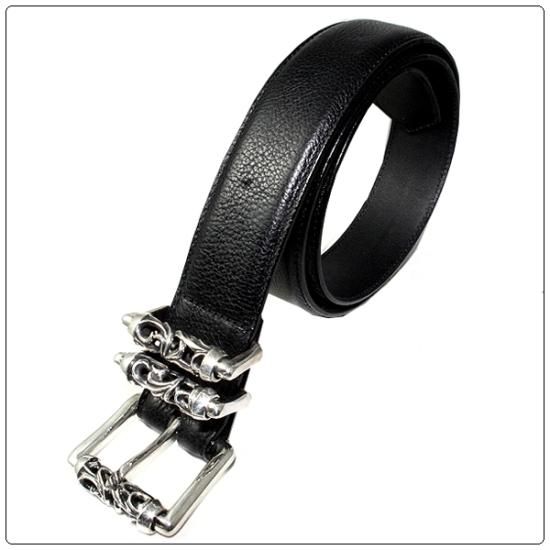 クロムハーツ（Chrome Hearts）ローラーベルト 3ピース ブラック