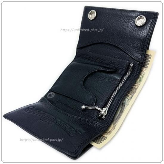 クロムハーツ 財布（Chrome Hearts）3フォールド クロスボタン