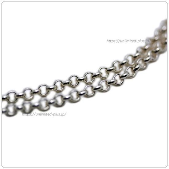 クロムハーツ（Chrome Hearts）ネックレス チェーン ロールチェーン 24