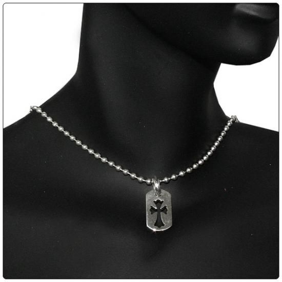 クロムハーツ（Chrome Hearts）ドッグタグ タイニー カットアウト クロス
