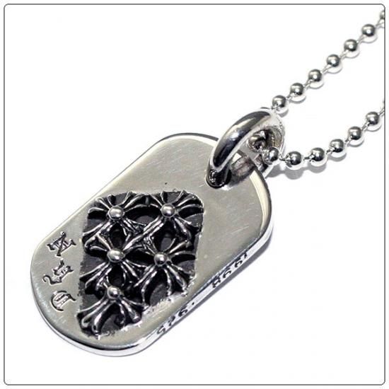 クロムハーツ（Chrome Hearts）ドッグタグ レイズドセメタリー NYC