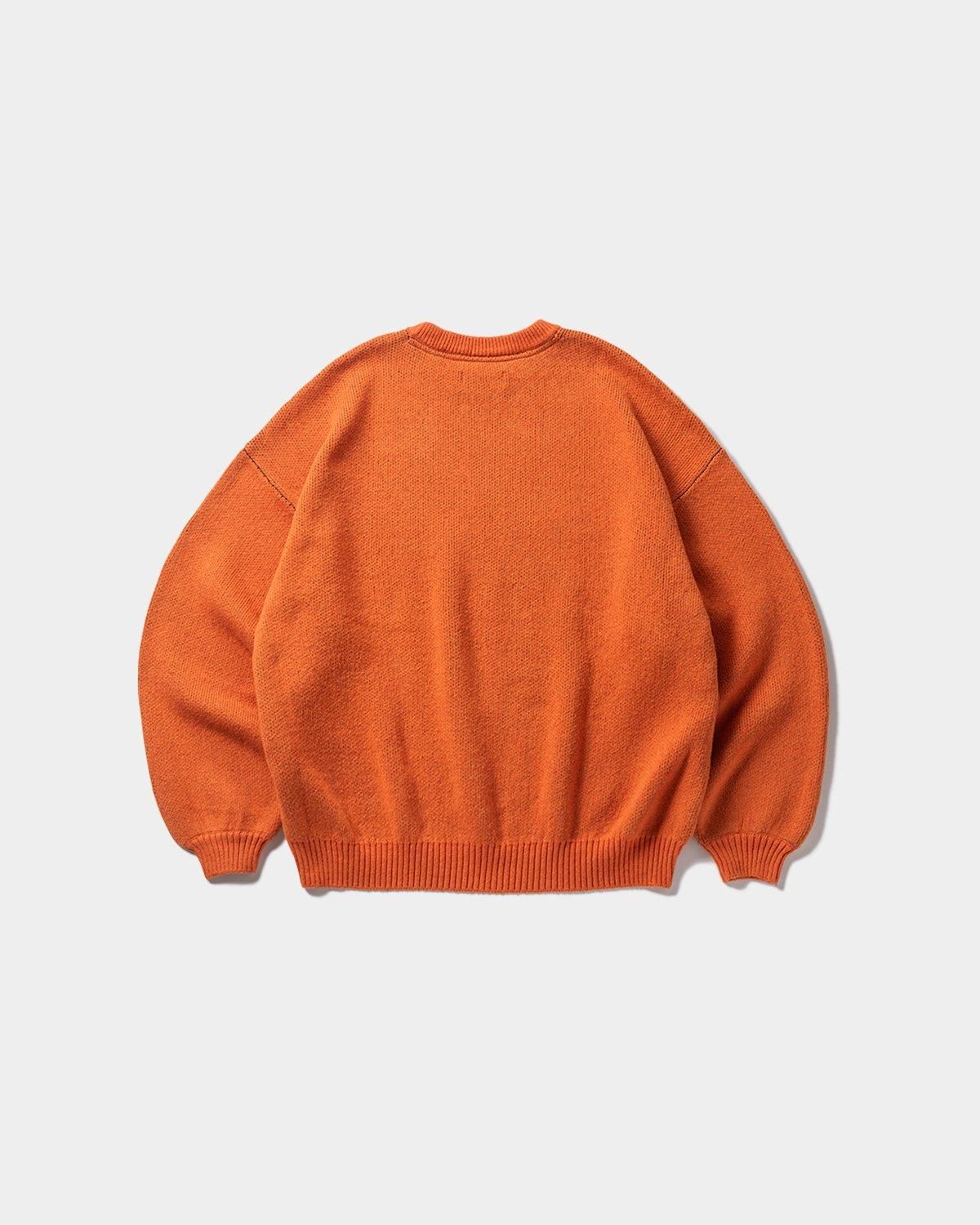 BIG LOGO KNIT SWEATER - TIGHTBOOTH® タイトブース オフィシャル
