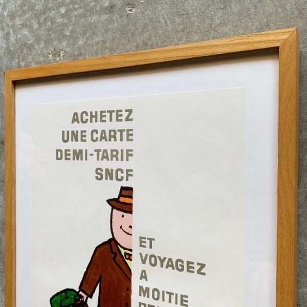 Raymond Savignac Poster / SNCF 1974 - MID-Century MODERN