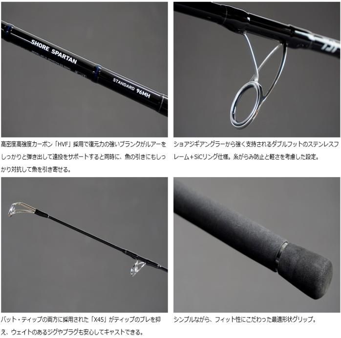 ダイワ ショアスパルタン スタンダード 96M / ショアジギングロッド