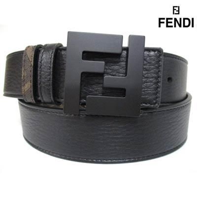 フェンディ FENDI メンズ 小物 ベルト レザーベルト ロゴ バックルFF