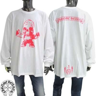 クロムハーツ CHROMEHEARTS ロンT ロングTシャツ メンズ 長袖 ピンク