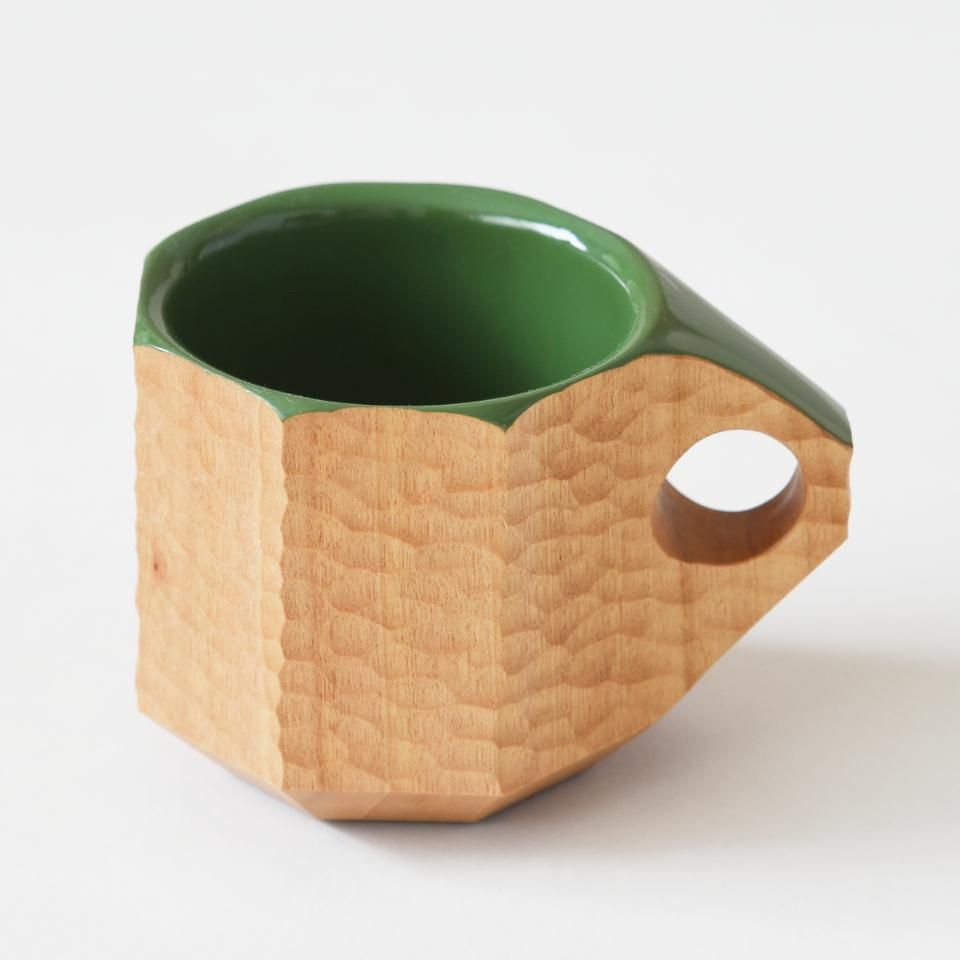 Akihiro woodworks jincup ジンカップ 漆 グリーン 2L Akihiro