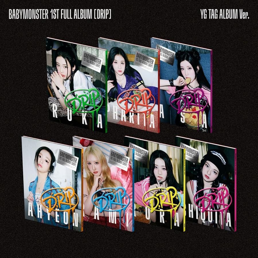 BABYMONSTER ベイビーモンスター DRIP / 1st FULL ALBUM (YG TAG ALBUM