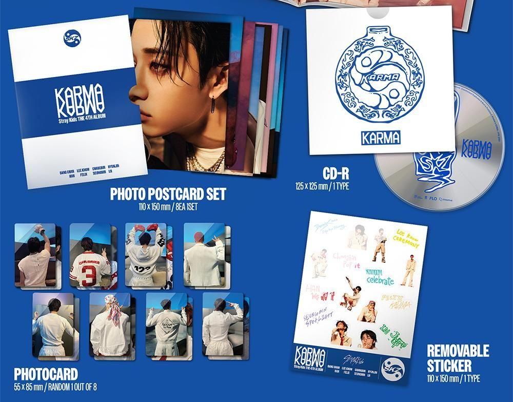 Stray Kids - KARMA / 4th Full Album (CEREMONY VER., HOORAY VER