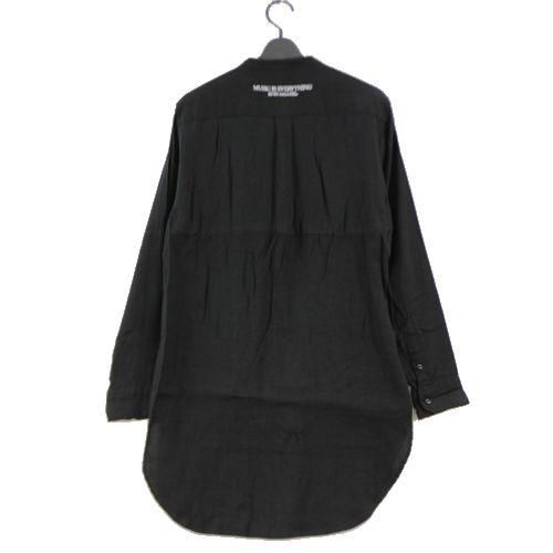 RUDE GALLERY ルードギャラリー 18SS BAND COLLAR LONG SHIRT -LINEN
