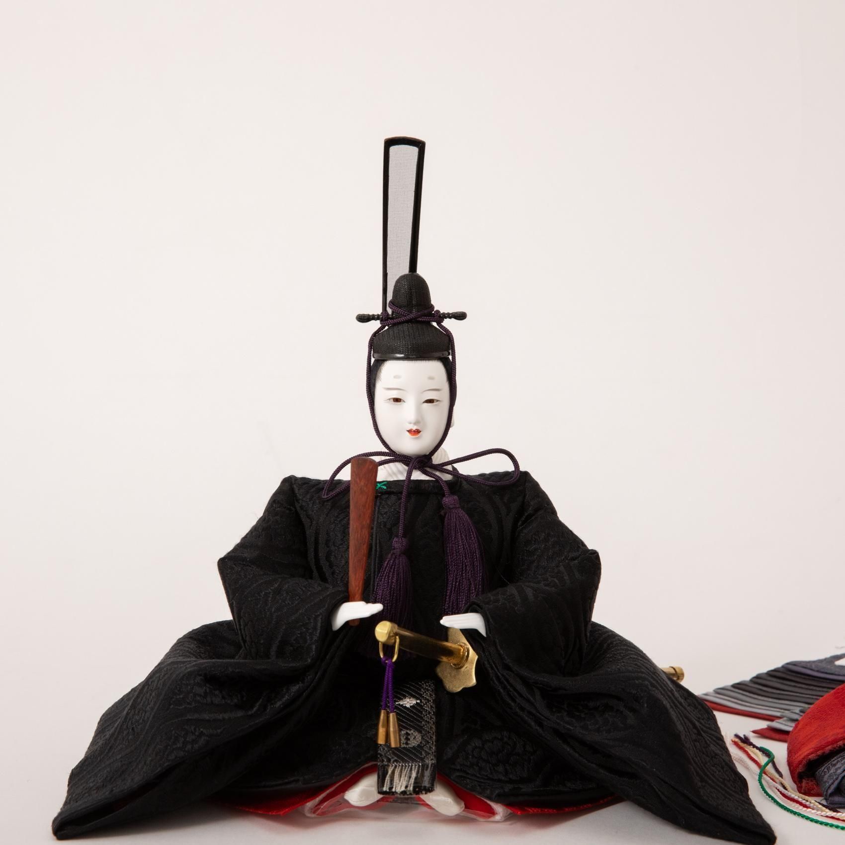 雛人形 京十番(大三五) 桐塑本練頭 雲立涌 清水久遊