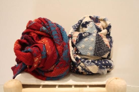 KAPITAL キャピタル EK-1850XM 縮絨ウール 藍裂HAPPYマフラー