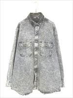 古着 80s- Carhartt 襟コーデュロイ ケミカル ブリーチ グレー ダック