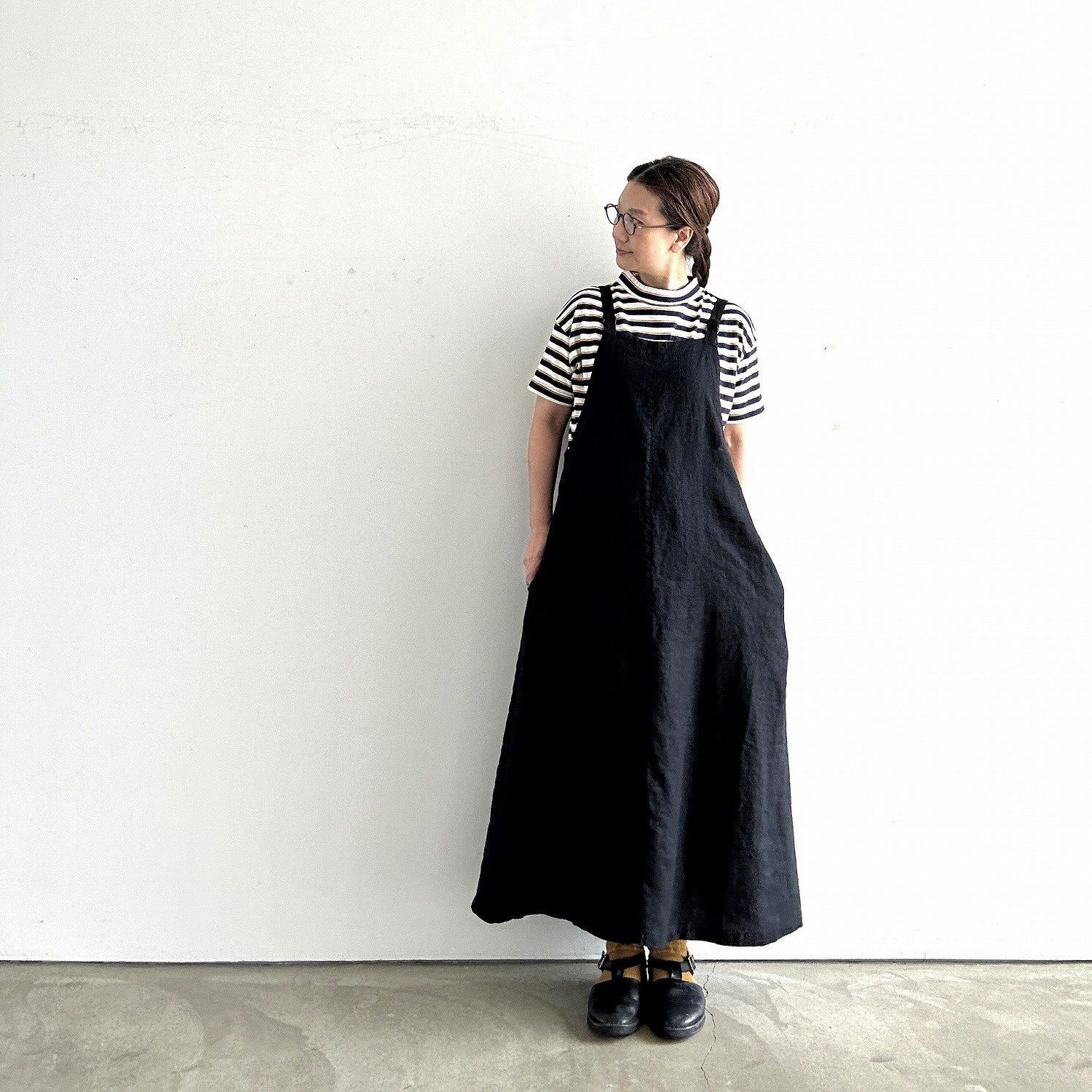 SARAHWEAR リネンクロスサロペットスカート C4253 HACHITEN,hachiten