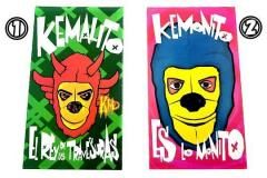 メキシコ プロレス ルチャリブレ ブルーパンテル イラスト 壁掛け飾り
