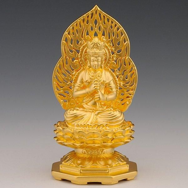 光則作 純金製守護本尊像 勢至菩薩（せいしぼさつ）仏像- 三宝堂