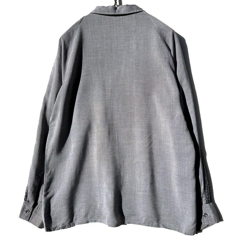 B.V.D BRAND】ヴィンテージ オープンカラー ラグランスリーブ レーヨン