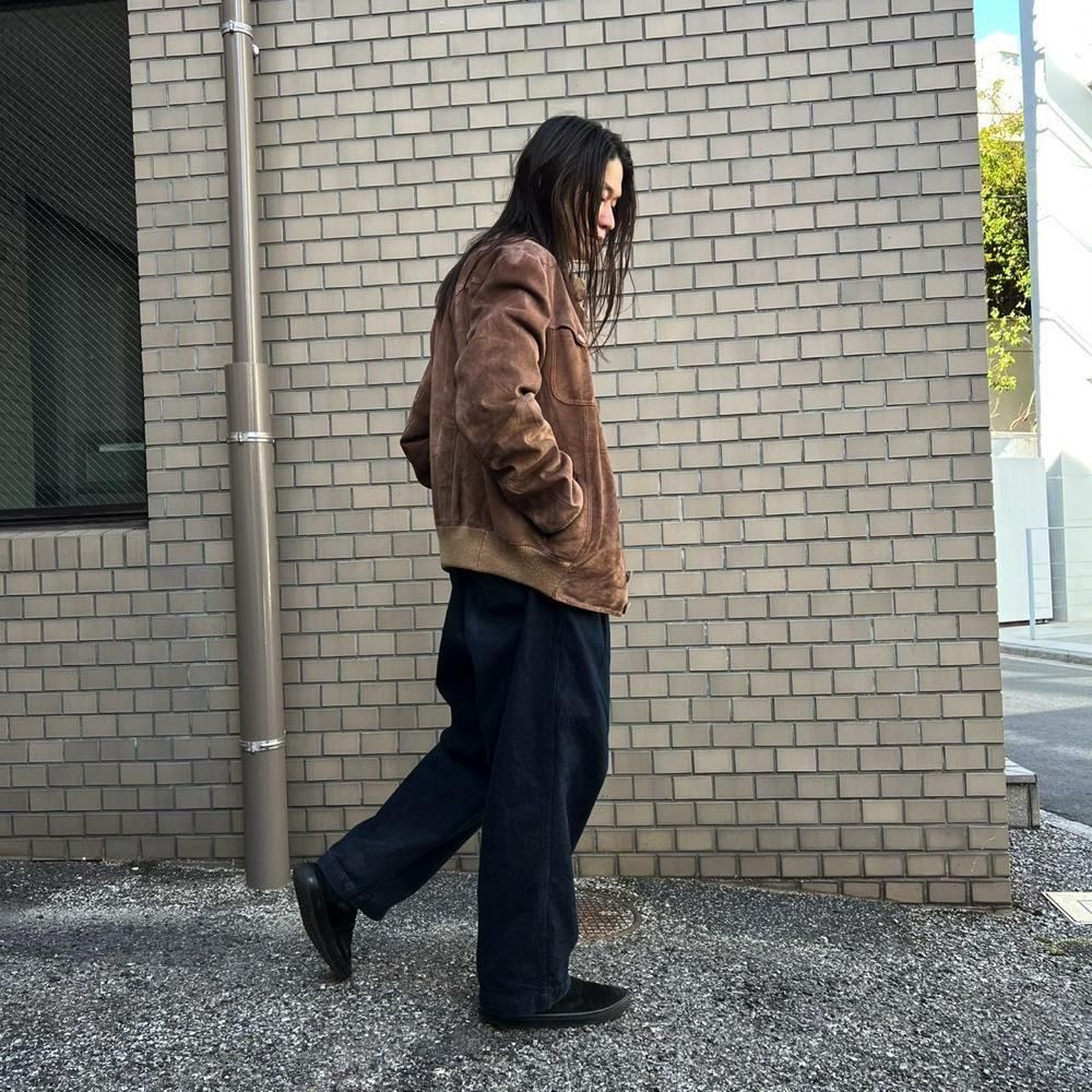 ヴィンテージ スエードレザージャケット【1980's-】Vintage Knit