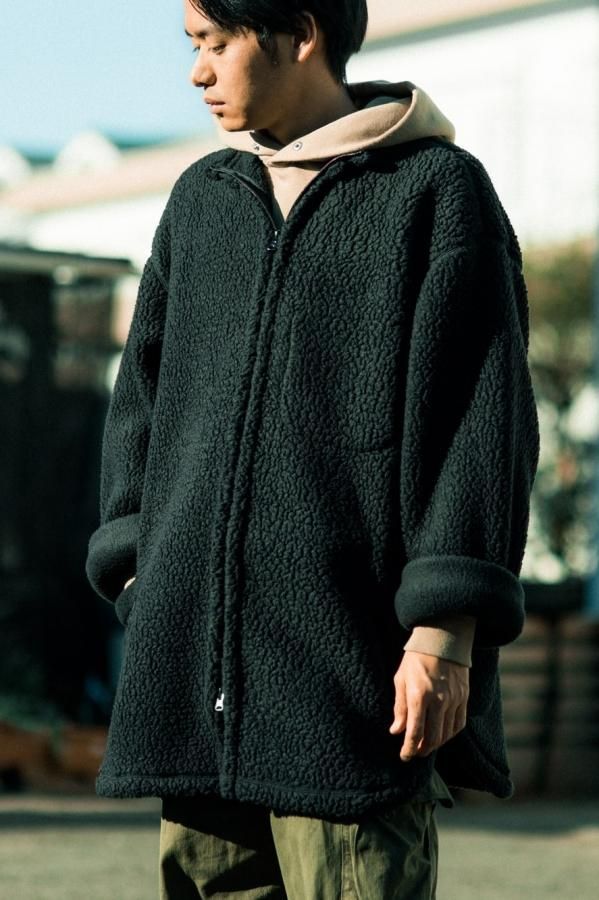 PORTER CLASSIC】FLEECE ZIP UP SHIRT JACKET-SLOW&STEADY