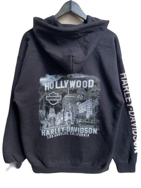 HARLEY-DAVIDSONハーレーダビッドソンB&Sジップパーカー black/black