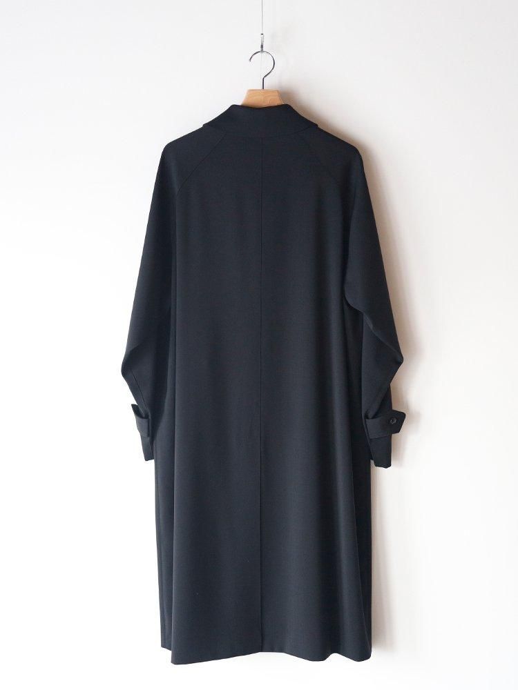 COMOLI / ウールギャババルカラーコート (BLACK) - TROUPE ONLINE SHOP
