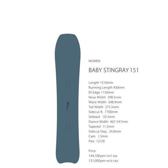 GENTEMSTICK｜BABY STINGRAY 151 (WOMEN)(ベビースティングレイ)