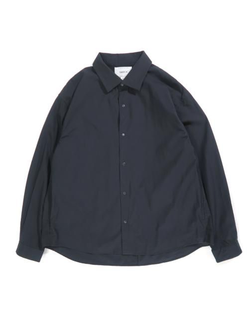 YAECA コンフォートシャツ -エクストラワイド-(ネイビー)【ユニ