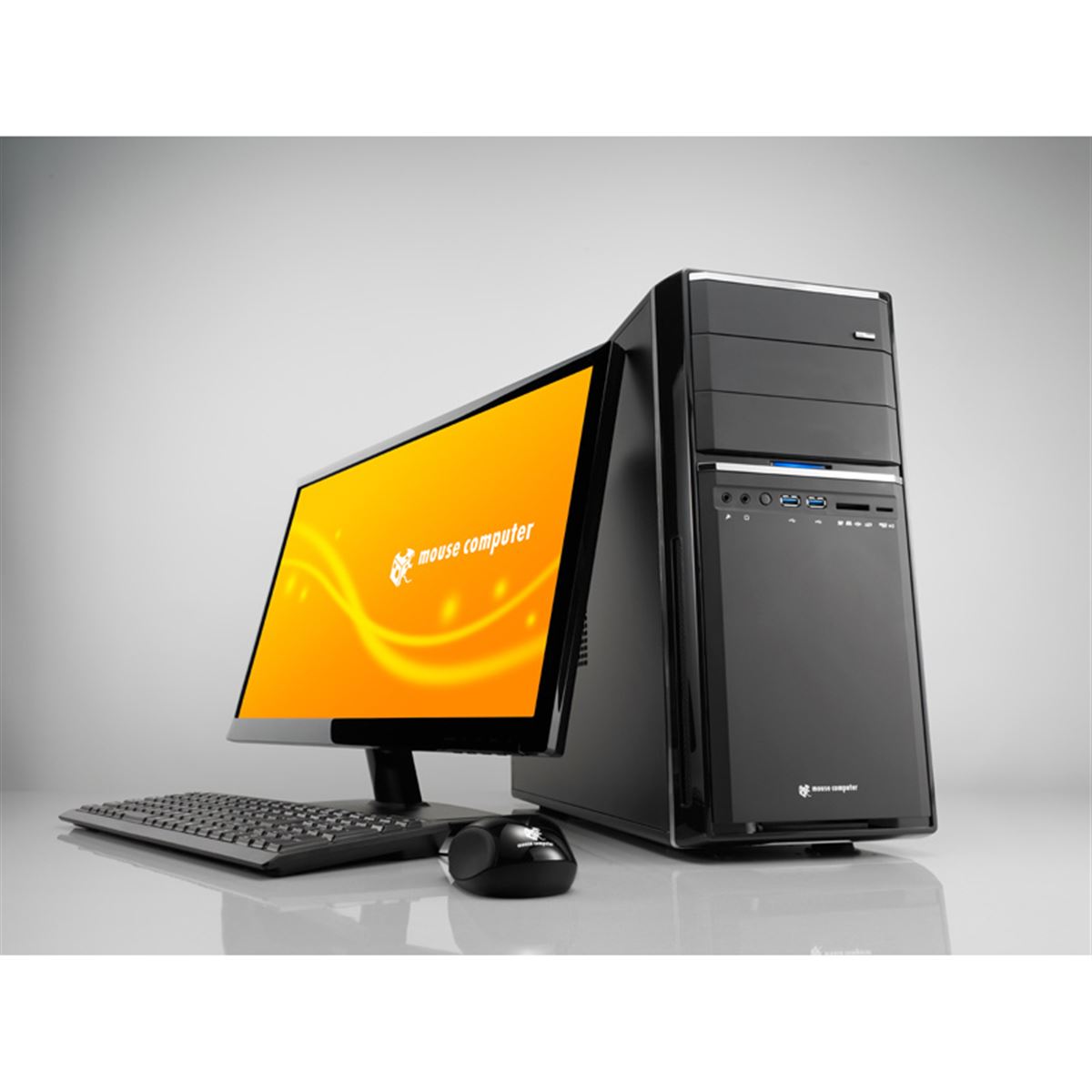 マウス、第6世代Core搭載のタワー/ミドルタワー/スリム型デスクトップ