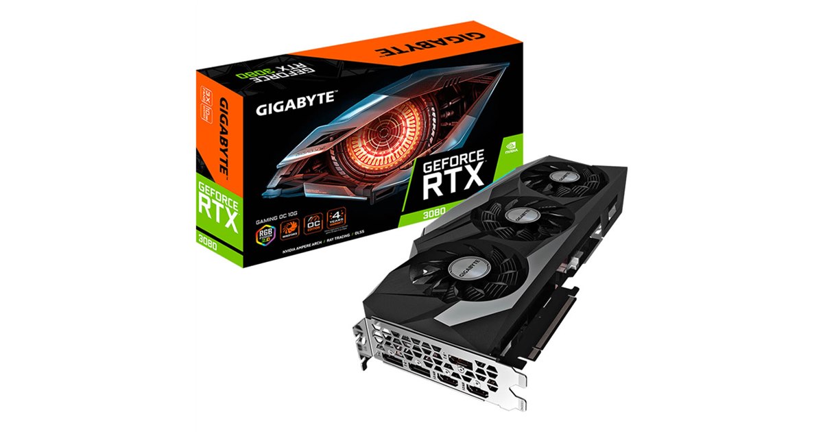 GIGABYTE、「GeForce RTX 3080」搭載の4年/2年保証ゲーミングモデル